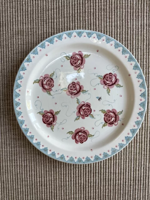 Emma Bridgewater Rose & Bee  13" Cake Plate Discontinued LARGE