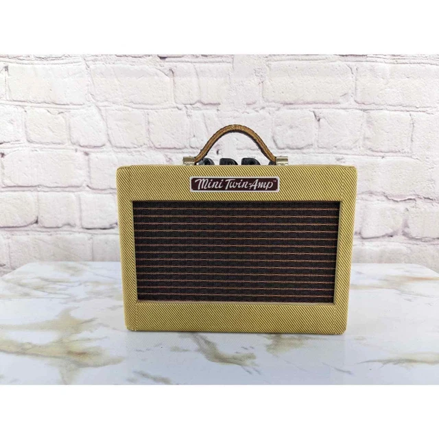 Fender Electric Guitar Mini Twin Amp Tweed 9V