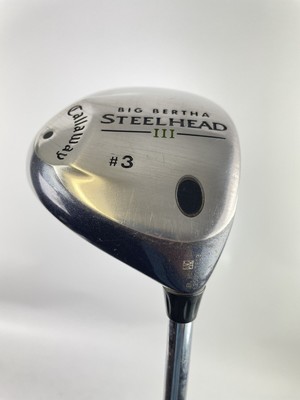 Callaway Big Bertha Steelhead #3 legno/15 Gradi/Regolare Albero Di Grafite Flex 