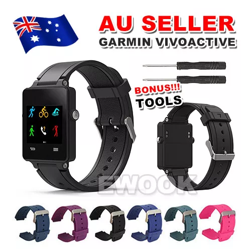 Replacement Silicone SmartWatch Watch Band Strap Bracelet for GARMIN VIVOACTIVE