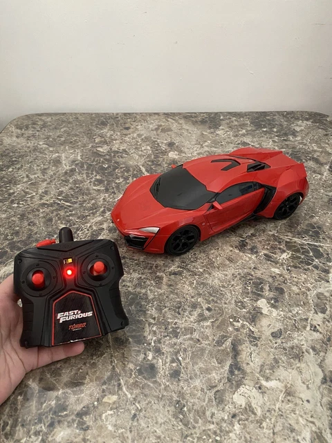 JADA TOYS FAST & Furious Lykan Hypersport RC Car With Remote Tested