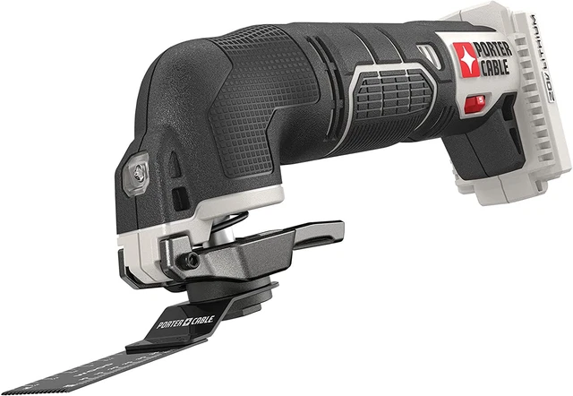 PORTER-CABLE 20V MAX* Herramienta oscilante con accesorios de 11 piezas, solo herramienta (PCC
