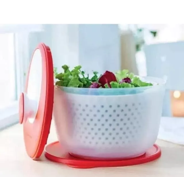 TUPPERWARE Discontinued Spin N Save Salad Spinner Lettuce Bowl Gallon 3.9 L NEW