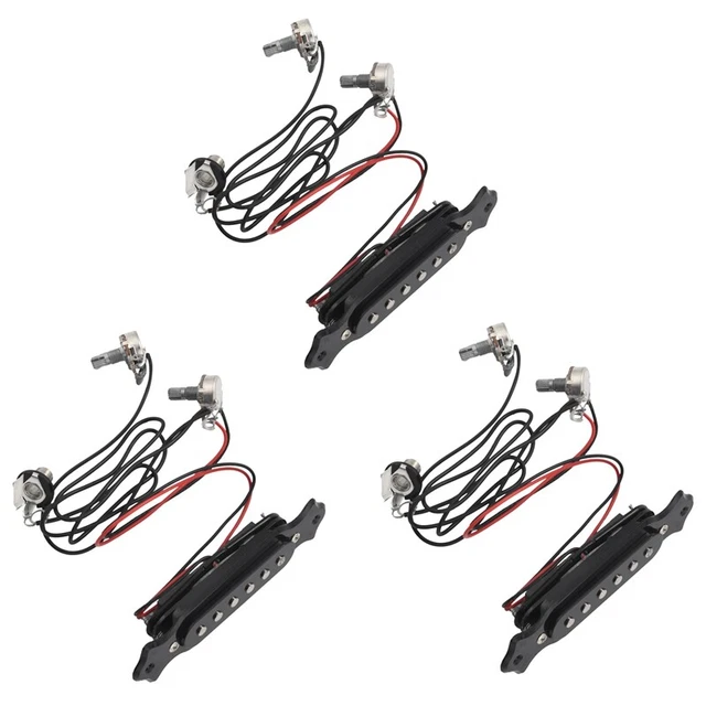 3X3X Magnetic Acoustic Pickup for Guitar Black M8D6