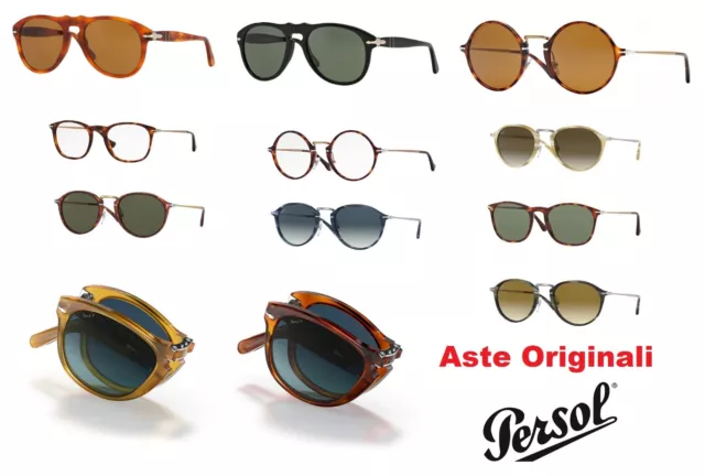 Aste di ricambio occhiali Persol da sole e vista PO 649 3046 714 ricambi astine