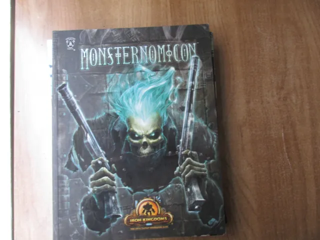 Iron Kingdoms Monsternomicon Full Metal Fantasy  D20 Rpg Sb Vgc