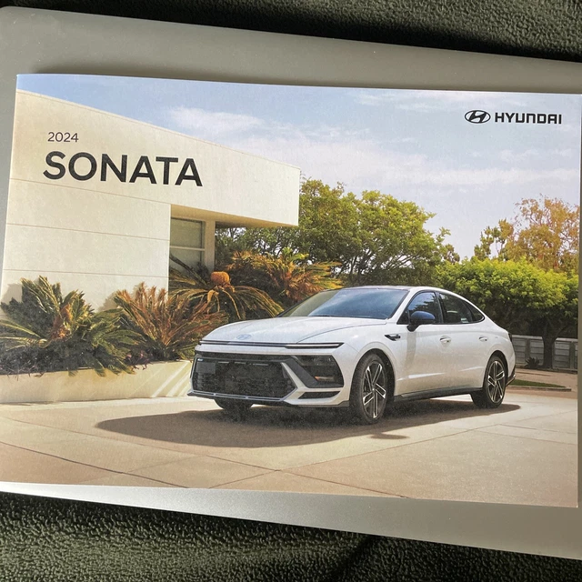 HYUNDAI 2024 SONATA Brochure Mint Brand New 2024 Version Ground Adv ...