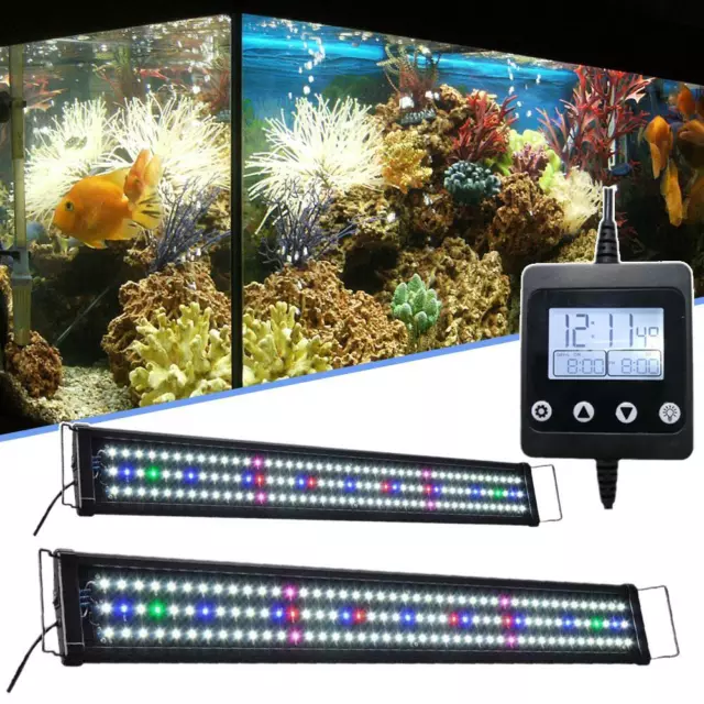 30/45cm Fish Tank 24/7 Éclairage spectre complet Décoration d'aquarium lumière / 2