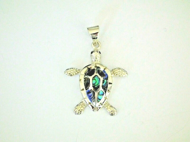 COLLIER PENDENTIF LOSANGE Aventurine Verte Perle Nacre Abalone Argent Massif 925 EUR 55,00 - FR