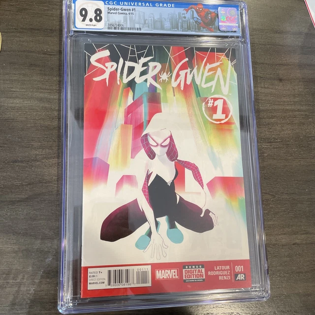 Spider-Gwen #1 CGC 9.8 NM/MT Custom Label 1st Solo Title/Series Marvel 2015