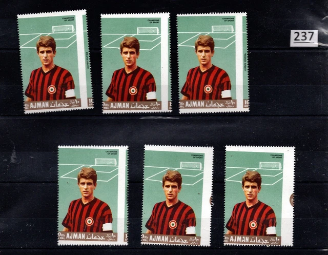 /// 6X Ajman - Mnh - Soccer - Perforation Error