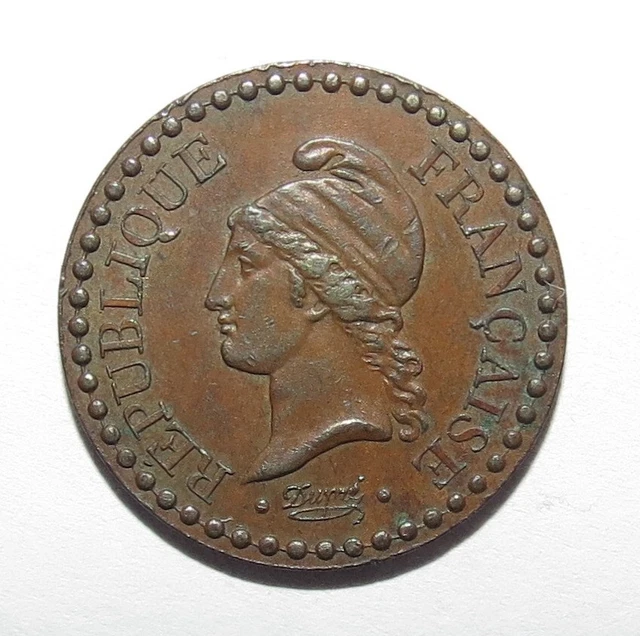 Rare Etat 1 centime 1848 Dupre