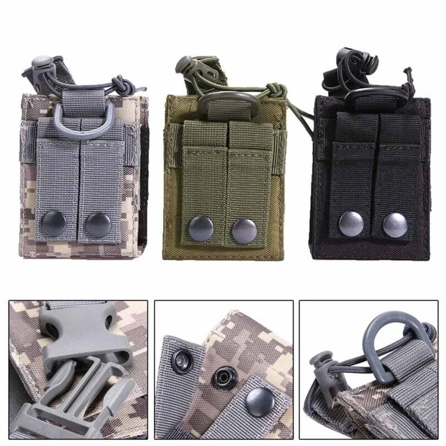 Pouches Holder Bag Portable Replacement Camouflage Nylon Outdoor Radio