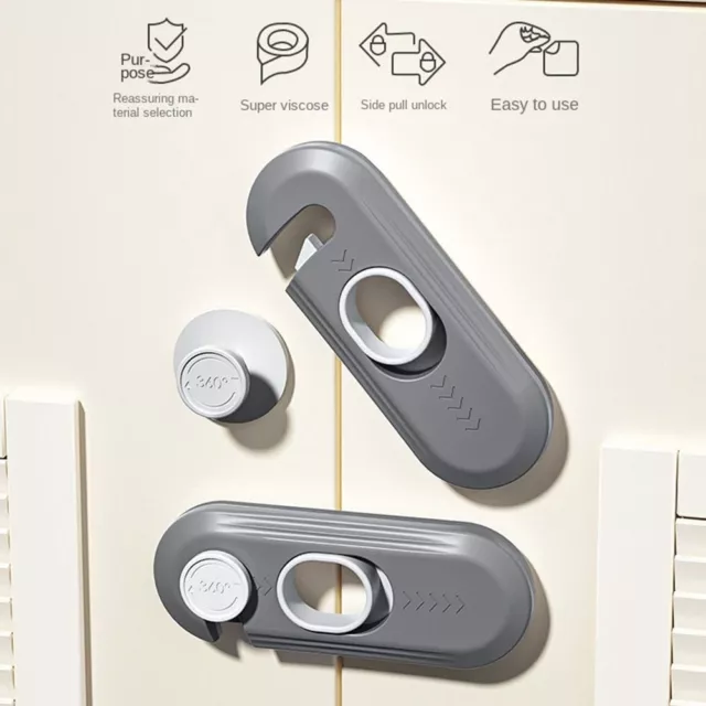 ABS Cabinet Door Protection Cupboard Closing Buckle  Cabinet Drawer