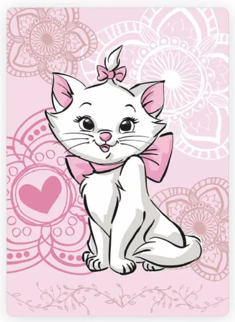 Disney Aristocats Cat Marie Schmusedecke Kuscheldecke 100 x 140 cm