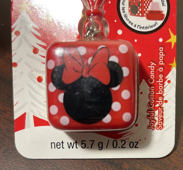 Disney Lip Smackers Minnie Mouse Cube Lip Balm Joyful Cotton Candy Christmas 2