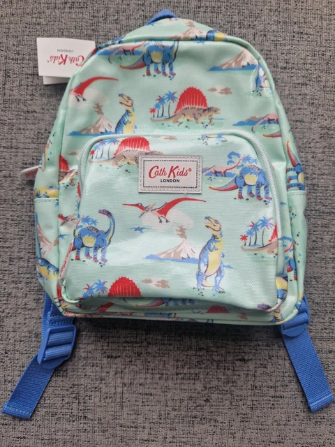 cath kidston mini backpack dinosaur CATH KIDSTON KIDS Backpack – Blue Dinosaur Print £5.50