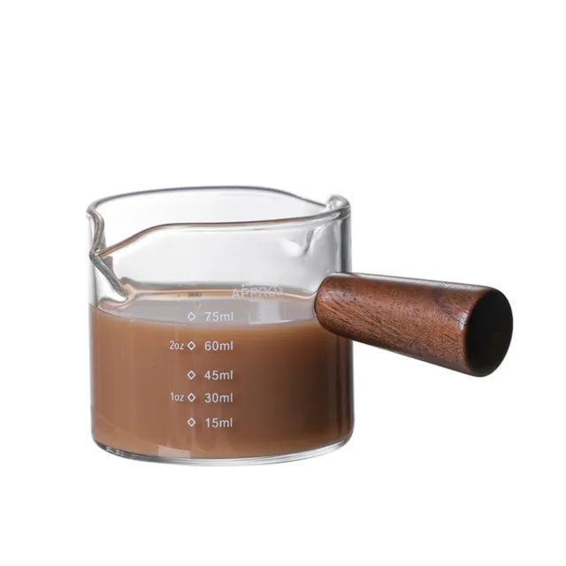 70/75/150ml Coffee Jug Heat Resistant Precise Measurement Barista Coffee