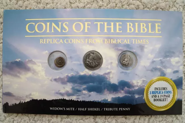 COINS OF THE BIBLE: 3 SEALED REPLICA COINS FROM BIBLICAL TIMES From ...
