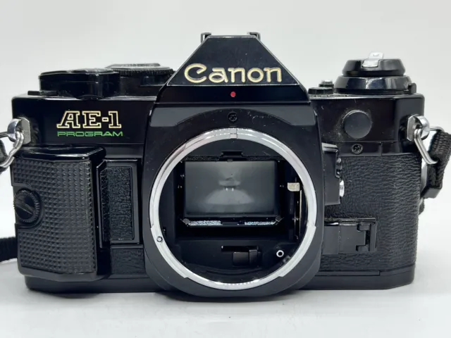Canon AE-1 Programm black analoge Spiegelreflexkamera SLR Gehäuse #1691214-27