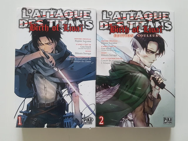 L'ATTAQUE DES TITANS Birth of Livaï Intégrale : Tome 1 à 2 (manga de