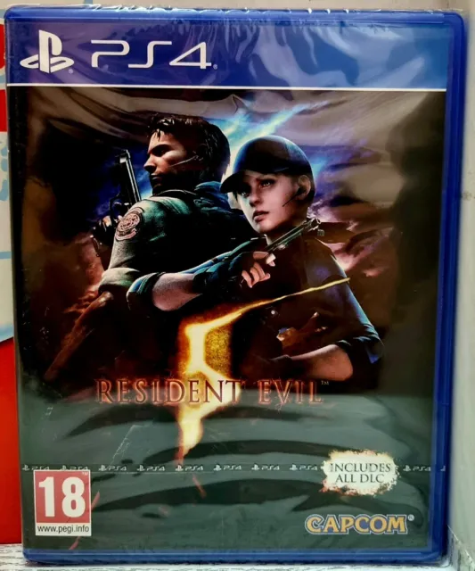RESIDENT EVIL 5 Hd Remastered Ps4 Playstation 4 Horror Pal Uk Con Italiano  Nuovo EUR 20,99 - PicClick IT
