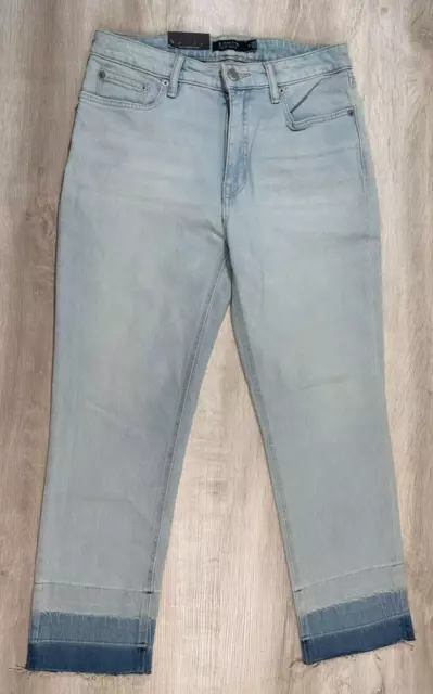 NWT Polo Ralph Lauren Womens Jeans Blue 2 High-Rise Straight Ankle