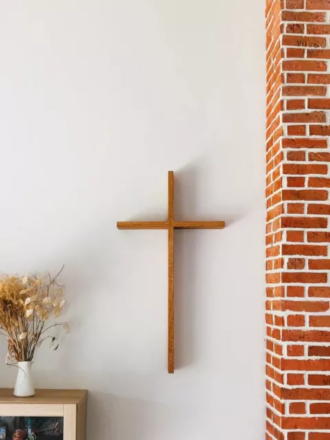 Wooden Crosses Wall 12.8 Inch Hanging Standing Cross Decor Decorations  Tabletop