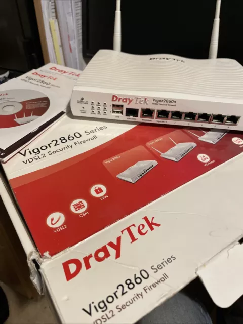 DrayTek Vigor 2860N 300 Mbps 1000Mbps Wireless N Router (2860N)