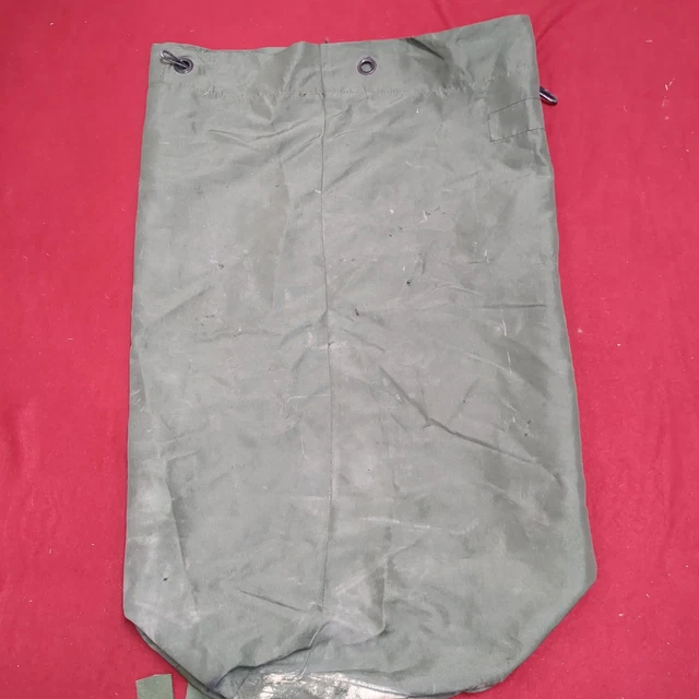 US Military Issue Locking Top Load Nylon Carrying Seabag w Straps Duffle (dfl18)