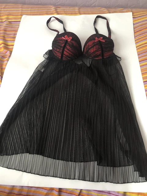 Nuisette Transparente Courte La Perla - Taille FR 40 (EU 38 / US 8) - Neuve Sans étiquettes