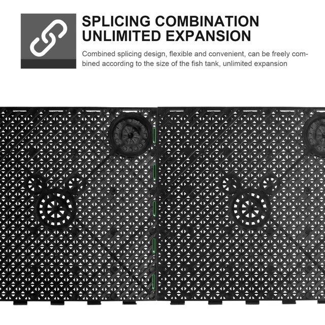 20 Pcs Filter Plate PVC Bottom Filter Board Filter Plate Fish Tank 2