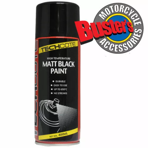 Fast Black Matt High Temperature Motorcycle Car Exhaust Spray Paint 400ml