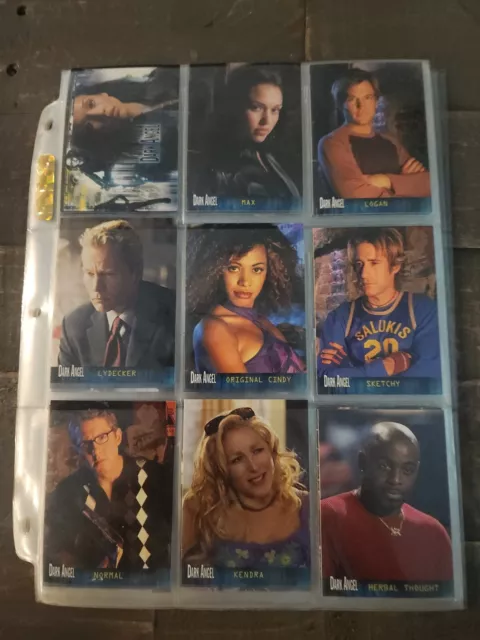 DARK ANGEL PREMIERE SERIES Topps 2002 Complete 72 Card Set + Foil #4 And Wrapper