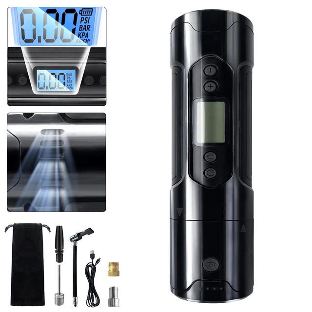 Druckluft 1000mAh Kompressor Digital Wireless Kompressor Druckluft Luftpumpe DE#