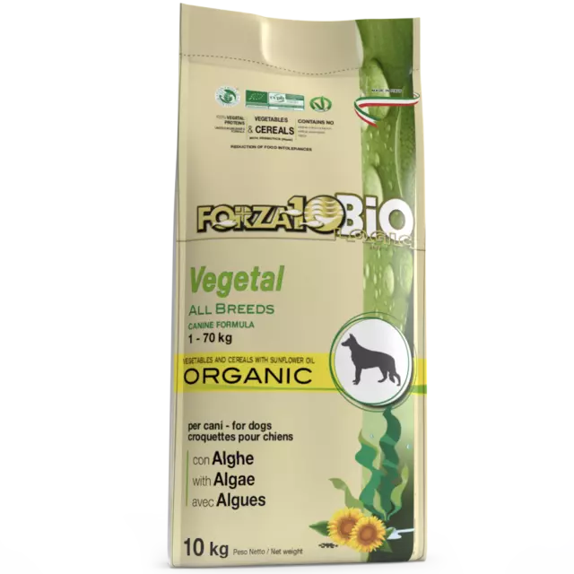 Vegetal Alghe Bio Forza 10 Per Cani Di Tutte Le Taglie - Sacco Da 10 Kg