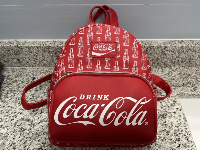 Rare Funko Coca Cola Mini Backpack Contour Bottle Red Coke HTF NWOT