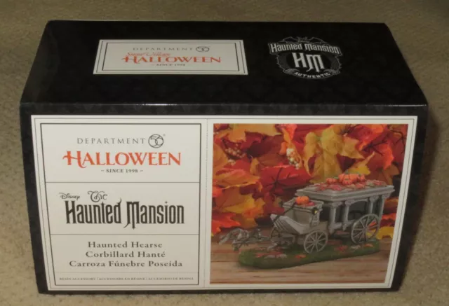 Dept 56 Halloween Disneyland Haunted Mansion Haunted Hearse #6009775 2023 NEW