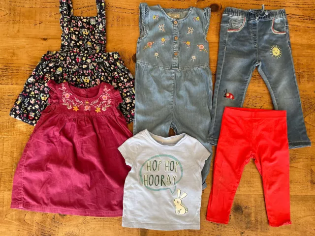 Baby Girl 12-18 months Bundle Dresses Bottoms Jumpsuit T-shirt George Nutmeg