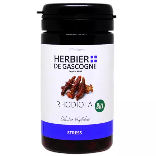 Rhodiola Rosea bio | 90 gélules vegan pures et naturelles | Sans OGM