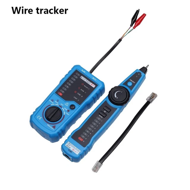 tester RJ11 RJ45 Cat5 Cat6 Telefono localizzatore cavo di rete tester