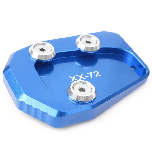 Supporto laterale blu kick stand piastra di prolunga per Yamaha MT-09 MT09 2013-15