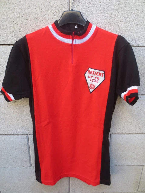 Maillot Cycliste Vintage Peugeot Années 70 - Logo Ancien - Taille S - Cycling Jersey