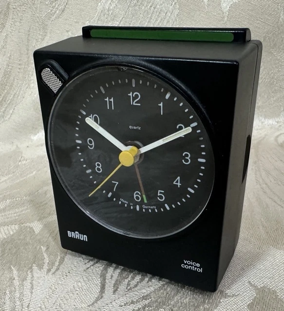 インテリア時計 BRAUN voice control 4745 AB40vsl MOMA Vintage Braun Voice Control Alarm Clock Germany | eBay