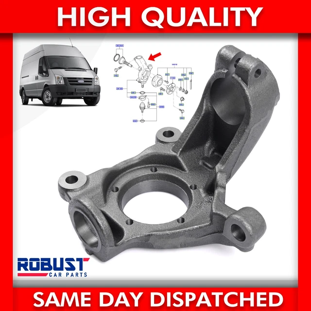 thumbnail image 2 of Robust Car Parts Front Right Hub Knuckle For Ford Transit Connect (2002-2013) - Driver Side - 1439601 2 of 4