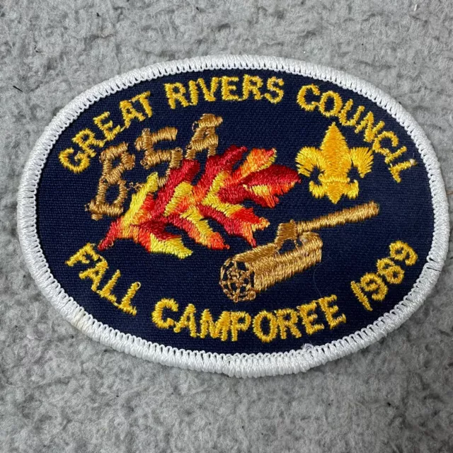 Boy Scout Great Rivers Council Fall Camporee 1989 Patch