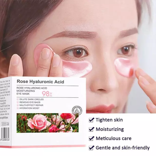 60X Dark Circle Under Eye Patches Collagen Hydrating Fade Mask Anti-Wrinkle UK