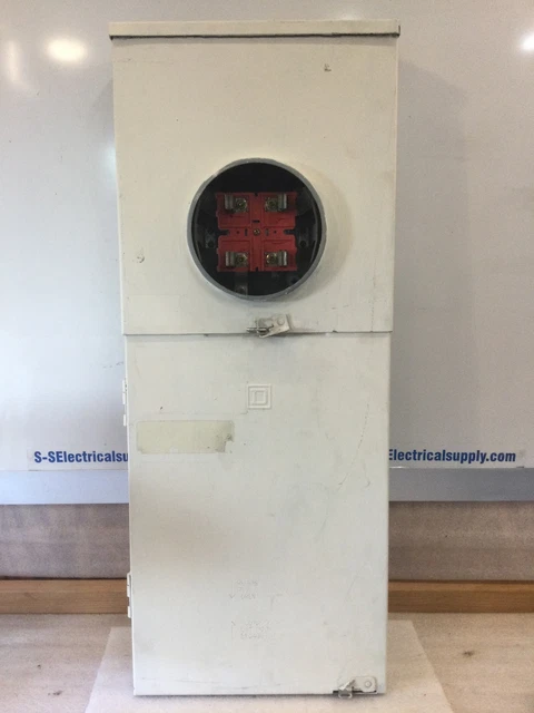 Square D Meter Main RC816F200C 200 Amp 120/240V 1 Phase 3 Wire Type 3R