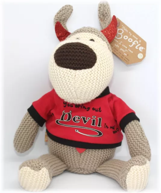 You Bring The Devil Out in Me Boofle Soft Knitted Toy 