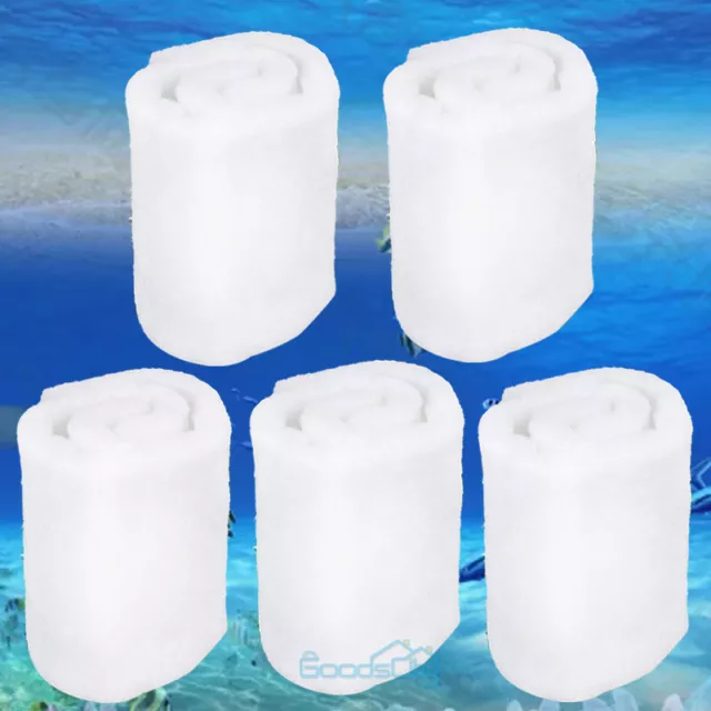1-5X ROLL Aquarium Bio Sponge Foam Filter Media Pad for Fish Tank Sump Pond